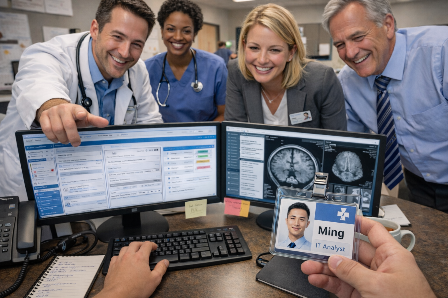 Working well with others in a healthcare IT setting